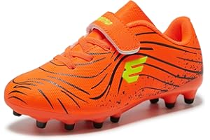 EPIMENO Football Shoes for Boys Girls Kids Firm Ground Unisex Soccer Cleats Baseball Shoes(Little Kid/Big Kid)