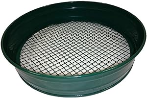 Greenkey 757 12mm Mesh Metal Garden Riddle - Green