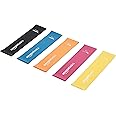 Amazon Basics Latex Resistance Band - 600mm, 5-Piece Set