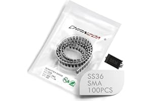 (Lot de 100 pièces) Chanzon Diodes de redressement de barrière SS36 SMD Schottky 3A 60V SMA (DO-214AC) 3 Amp 60 Volt