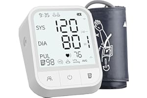 YIEDLSKSY Blood Pressure Monitors,Blood Pressure Machine - CE Certified BIHS Approved UK, Standard Blood Pressure Monitor Upper Arm Blood Pressure Machine for Home Use (No Voice)