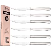 Arcos Meat Knives Set | 6 Pieces | Steak Knives | Cutlery, Stainless Steel | Blade 110 mm | Monoblock Handle | Dishwasher Saf