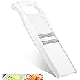 Börner Roko PowerLine Vegetable Slicer • Julienne Cutter for Fruit and Vegetables • Julienne Slicer for Fine Strips • Fine Vegetable Grater • Kitchen Slicer (White)
