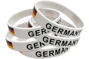 TARIFA UNITED 5 bracelets silicone Germany souvenirs Germany chain silicone bracelets souvenir Germany decorative rubber bracelet silicone