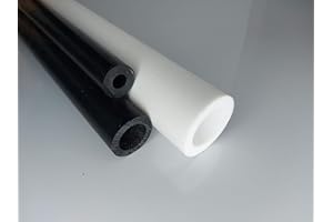 ALT-INTECH POM RUNDSTAB Hohlstab aus POM natur (weiss) Ø 50 x 20 mm, Lang 1000 mm Kunststoffhohlstab alt-intech®