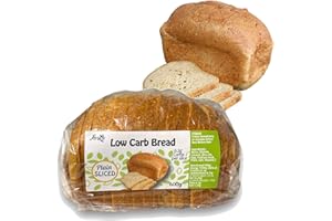 Low Carb Bread Loaf SLICED by Jo-Lo - NO Soya, NO Palm Oils, NO Wheat - x 2 loaves (0.4g carbs / 30g slice)