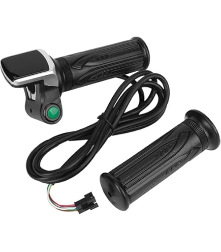 Ebike Throttle Twist Jetson Bolt con Llave 48V Ebike Throttle 36V Scooter Eléctrico LCD Pantalla de Cantidad Eléctrica con Interruptor Ebike Speed ​​Governing Throttle Grip 6 (48V