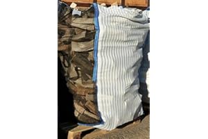 BIGLE Holzbag Holz Big Bag * speziell für Brennholz * Holzbag, Brennholzsack * 100x100x140cm * Holz trocknen + transportieren