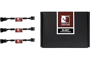 ‎NOCTUA Noctua NA-SRC7, 4-Pin Low-Noise-Adapterkabel (Schwarz)