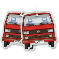 BRISA VW Bulli Fußmatte – 70x50 Cm, Samba-Streifen Blau, Aus Nylon, Waschbar, Offiziell Lizenziert