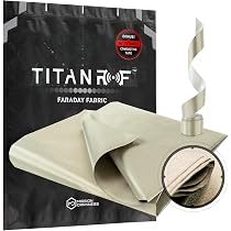 thumbnail image 2 of Mission Darkness TitanRF EMF Shielding Curtains - Radiation Blocking Blackout Panels 2 of 9