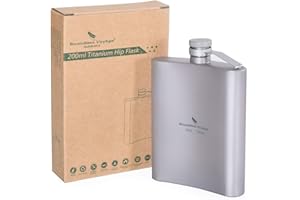 Boundless Voyage Flasque en Titane pour Camping en Plein air 200 ML