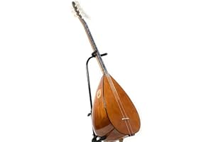 Melody Saz Baglama kisa kol mit Tasche, Braun
