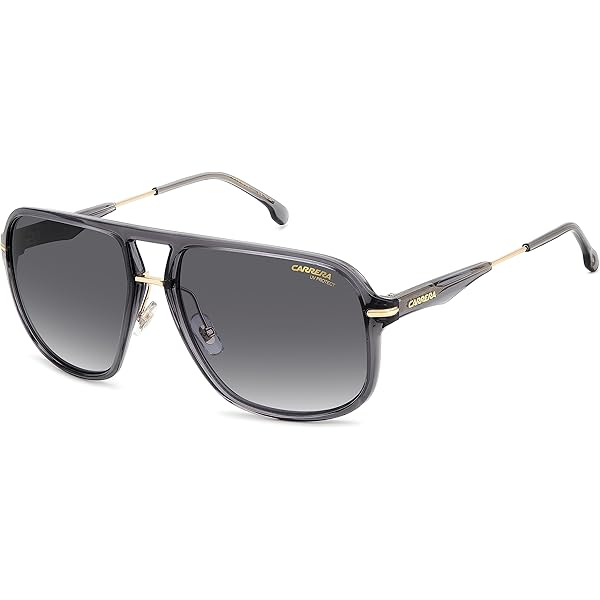 Lunettes De Soleil CARRERA 338/S - Monture Gold/black, Verres Polarisés - Taille 58/18/145 - Style Rétro, Confortables Pour Homme