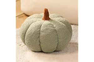 COITROZR Cuscino Zucca, Cuscino di Tiro Peluche Ripiene Cuscino a Forma di Zucca, Autunno Zucca Cuscino Decorativo per Halloween Divano Auto Home Decor