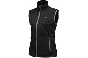 Little Donkey Andy - Gilet leggero softshell da donna, antivento, senza maniche, per corsa, escursionismo e viaggi