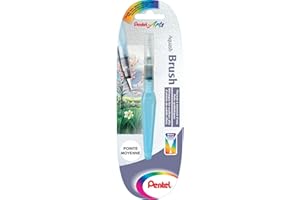Pentel FRH-M Aquash Brush Pinceau à réserve d'eau 10 ml poils synthétiques pointe moyenne