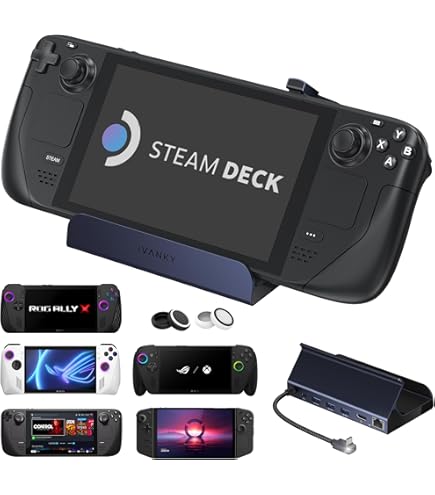 Docking Station for Steam Deck,6-in-1 Steam Deck Dock with HDMI