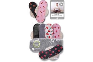 NATISSY Salvaslip Lavabili Cotone ORGANICO; 7 Pezzi (M) Salvaslip Donna MADE IN EU; Assorbenti Lavabili senza PUL; Salvaslip Riutilizzabili per l'uso quotidiano e perdite vaginali, NON per il ciclo menstruale