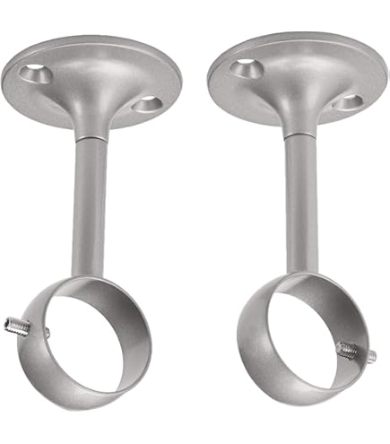 2 Plafondsteunen kort 25mm, 5 cm kalk wit kopen? | Raamdecoratie accessoires