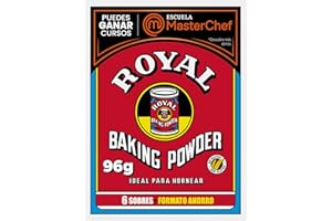 Royal Baking Powder, Polvos para Hornear, Pack 6 x 16 g - 96 g