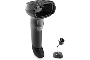 Zebra Technologies - DS2208-SR USB Kit with Stand - 1D/2D Barcode Imager - Pre-Configured and Ready to Use - Suitable for Transportation, Retail & Hospitality Industries - Black