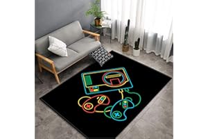 STICKER SUPERB. 3D Cartoon Gamepad Tappeto Ragazzo Bambini Gamer Gaming Video Game Soggiorno Camera da Letto Cucina Comodino Decorazione StrisciareTappeti Antiscivolo (Colore 4,100×150 cm)