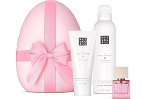 GOX Ritual of Sakura Osterei Geschenkset – Körperpflege-Set – Duschschaum, Feuchtigkeitscreme und Eau de Parfum – Duft Kirschblüte und Reismilch – Geschenkidee für Frauen und Männer
