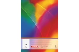 BRUNNEN Quaderno scolastico | A4, rigatura 7, 16 fogli, multicolore