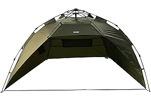 Westlake Pop-Up Day Shelter With Heavy Duty Bivvy Pegs and Carry Bag, Fishing Shelter, Fishing Bivvy