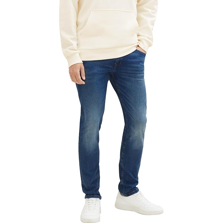 TOM TAILOR Denim Herrenjeans 'Slim Piers' – Soft-Stretch, Five-Pocket, Nachhaltige BE PART-Kollektion