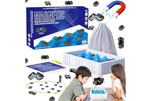 ADLUH Jeu d'échecs magnétique, jeu d'échecs magnétique, jeu d'échecs magnétique, jeu d'échecs, jeu éducatif pour femme, réunion de famille, jouet éducatif, accessoire de fête pour camping et voyage