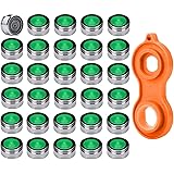 Rompigetto Rubinetto Filtro Acqua 30pz. Aeratore Rubinetti M24 in Ottone Placcato in Cromo con Filtro in Plastica ABS + 1pz C