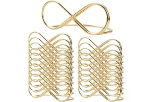 Junhui Tischkartenhalter 20 Stück, Metall Fotohalter Hochzeit Sitzetiketten Party Sitzetiketten Tischkartenclips Kartenhalter für Tischdekoration, Hochzeit Party und Geburtstag