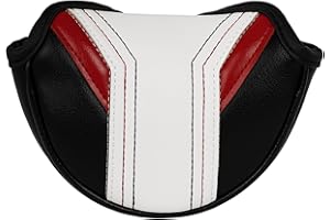 BIG TEETH Golf Club Wood Head covers for Driver/Fairway/Hybrid/1FH/Irons White&Black&Red PU Leather