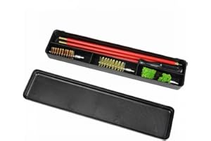 ONOGAL Kit Baqueta y 3 Cepillos Limpieza Escopeta Interior Caños Calibres 12 16 20 Gun Cleaning 4584