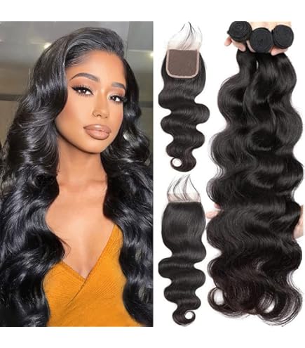Sexycat Body Wave Bundles With 13x4 HD Lace Frontal Human Hair 10 - View #8