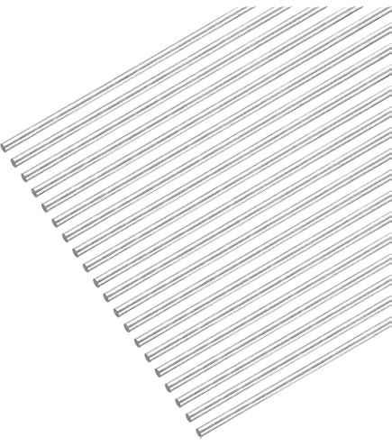 Sourcing Map 20 Edelstahlstangen – 2,5 X 200 Mm, 304er Stahl, Für DIY, Modellbau, Garten Und Deko Sourcing Map 20 Edelstahlstangen – 2,5 X 200 Mm, 304er Stahl, Für DIY, Modellbau, Garten Und Deko