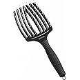 Olivia Garden Fingerbrush - Ionised Nylon Bristles - Large Size - Black