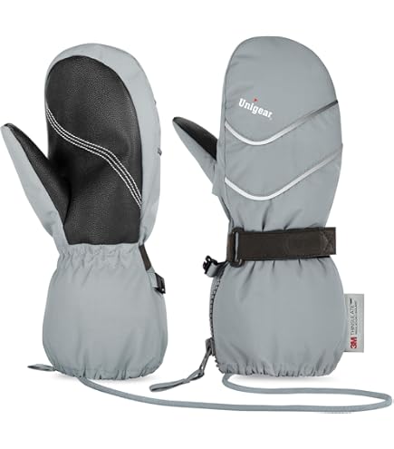 Guanti Da Neve BQA Per Bambini 2-8 Anni - Impermeabili, Termici Per Sci E Snowboard, Con Design Professionale