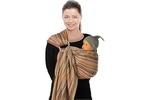 Babylonia Baby Carriers Écharpe de Portage 100% Organique avec Epaule Matelassée BB Sling Modèle, Pineapple, Taille Unique