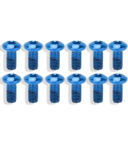 Be In Your Mind 2 Pezzi Di Bullone Di Fissaggio Per Pinza Per Bicicletta Compatibile Con SHIMANO XTR BR-M987 M6x14,6 Mm