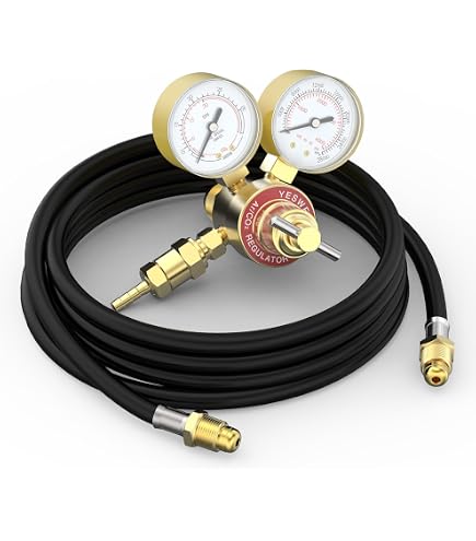Premium Co2 Heated Flowmeter/Regulator 115V U.S. w/Gas Hose - Arc