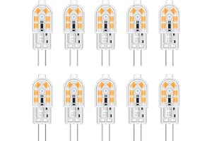Akynite Infälld Spotlight G4 LED 12V 2W AC/DC Varmvit 3000K, Ersättning För 10W 20W Halogenlampa, Stiftsockellampa För Köksfl