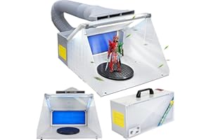 Display4top Airbrush Zubehör Absauganlage Farbe Filter Farbnebel LED