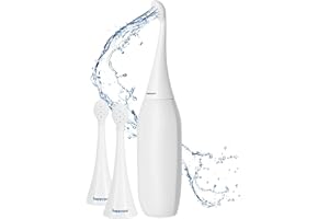 ‎HAPPYPO Set HappyPo Po Dusche 2.0 Farbe weiß + Ersatz-Duschköpfe I ersetzt Feuchttücher I Reise Bidet I Intimdusche