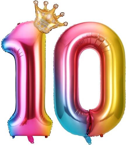 Juland Décorations De Fête D'anniversaire Pour 22e Anniversaire - Bannière « Happy Birthday » - Ballons En Latex - Couronne Rose - 22 Ballons En Aluminium à Suspendre Avec Décoration De Gâteau Pour
