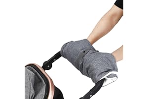 WILSONZIN Handwärmer Kinderwagen Universalgröße Handwärmer für Kinderwagen Buggy Lammfell Kinderwagen Kinderwagen Handwärmer Universalgröße für Kinderwagen, Buggy, Radanhänger Zubehör Winter Grau