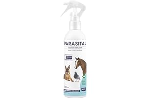 Zotal PARASITAL® Loción Repelente 250 ml – Protección Natural contra Pulgas, Garrapatas y Mosquitos para Perros y Caballos – Previene la Leishmaniasis – Eficacia de hasta 15 Días