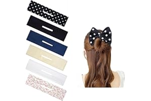 Fokroin 6 Stück Magischer Haarknoten, Haarknoten Maker, Französischer Donut-Haarknoten, Haar Twist Haarband, hair Bun Roller, Mode Haar Bun Wraps Frisur Haar Styling Zubehör für Frauen Mädchen